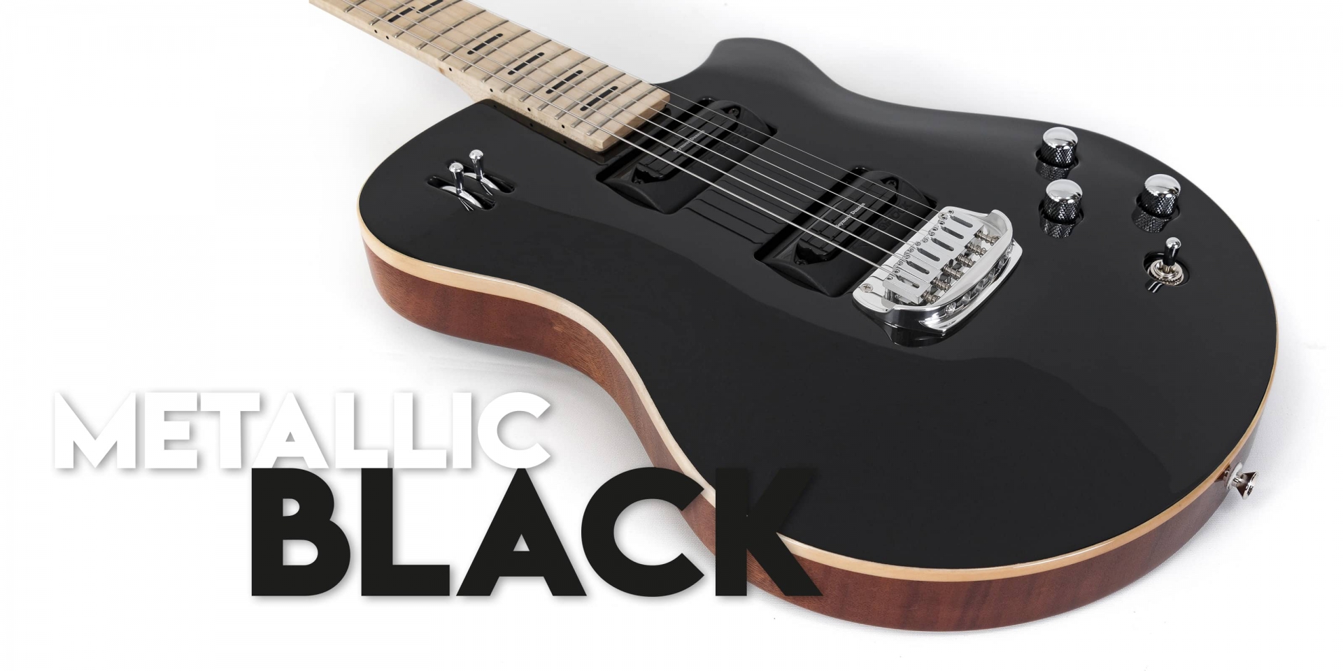 METALLIC BLACK 014 WILD CUSTOM GUITARS gyrock — gyrock